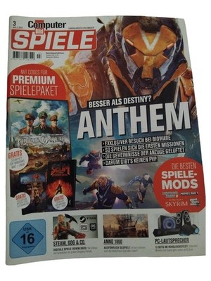 Computer BILD Spiele Magazin BioWare Anthem PC Rollenspiel USK 16