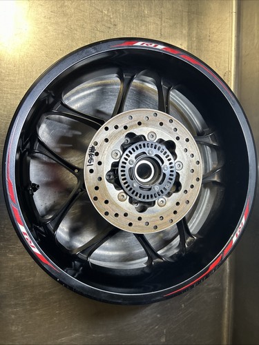 15-25 2016 YAMAHA YZF R1 REAR BACK WHEEL & Rotor - RIM (STRAIGHT) #1651