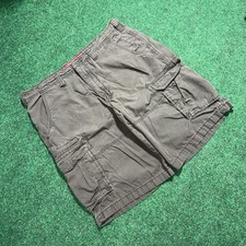 Red Tag Lee Dungaree Cargo Shorts Grey Size 36 Men  s Workwear Summer wear Jorts
