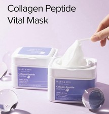 Mary & May Collagen Peptide Glowing Nourishing Face Mask Sheet 30x/400g  NEW