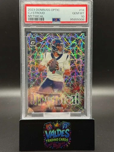 CJ Stroud 2023 Donruss Optic Mythical RC PSA 10 GEM MINT Texans Rookie SSP