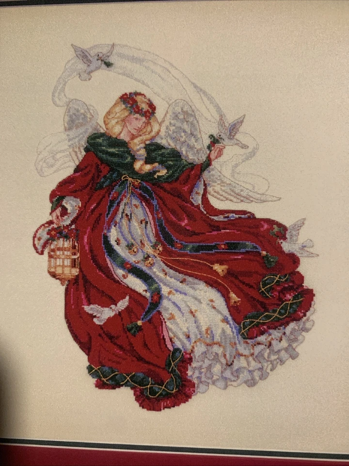 Dimensions #260 ADVENT ANGEL Cross Stitch PATTERN Only Christmas Laine Gordon - Image 2 of 3