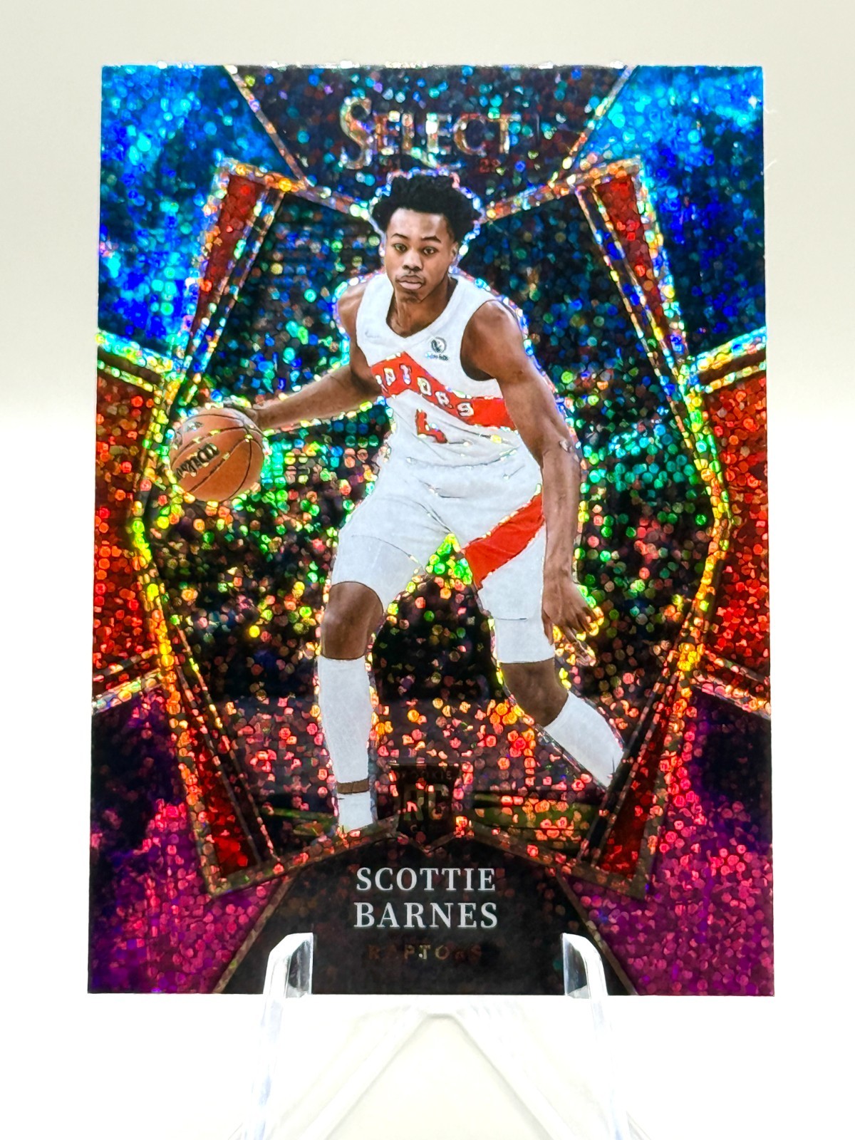 2021-22 Panini Select Scottie Barnes Raptors Rookie (RC) Cosmic SSP - #111 - NM!