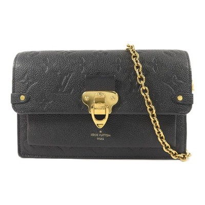 LOUIS VUITTON LV GHW Vavin Chain Shoulder Bag M67839 Monogram Empreinte Black