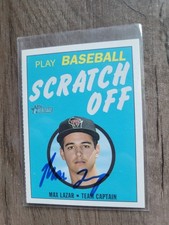 Max Lazar Signed 2020 Heritage Minors Baseball Card Brewers #30