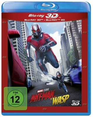 Ant-Man and the Wasp (2018) 3D + 2D Blu-Ray NEW (German Package/English Audio)