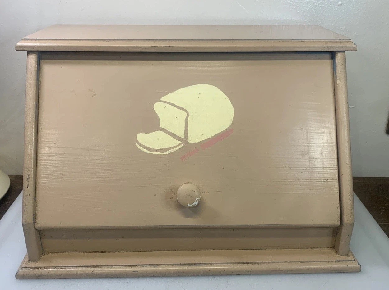 Wooden Vintage Bread Box With Lift Door Closure 15" X 9.5” X 9.5”
Opens in a new window or tab