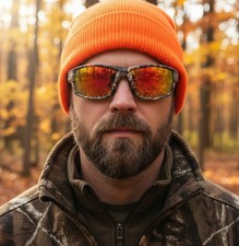 Camouflage Polarized Tactical Sunglasses Outdoor Hunting Fishing Orange Yellow