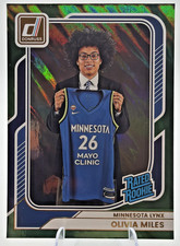 Panini 2026 WNBA Donruss Olivia Miles #87 Green Lava Rated RC Lynx GC0093