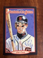 1993 DONRUSS MASTERS OF THE GAME #9 WILL CLARK P-484