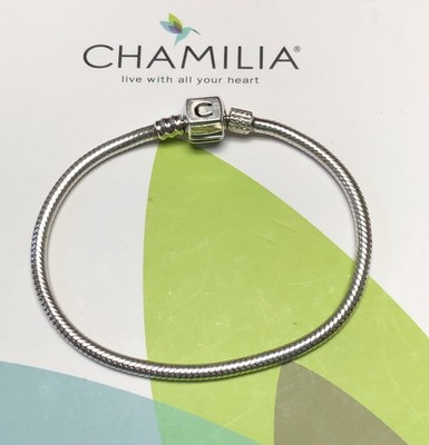 Authentic CHAMILIA  Sterling Silver Charm Bracelet **Your Choice Of Size**