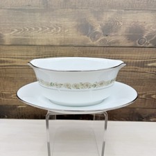 Noritake Trilby Gravy Boat with Attached Unde...