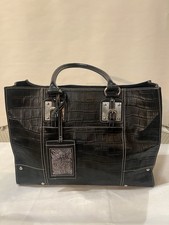 Wilson Black Faux Leather Tote Bag