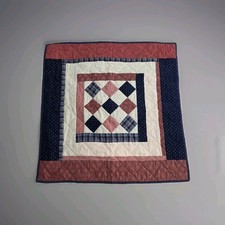 Handmade Reversible Quilt Wall Hanging Art