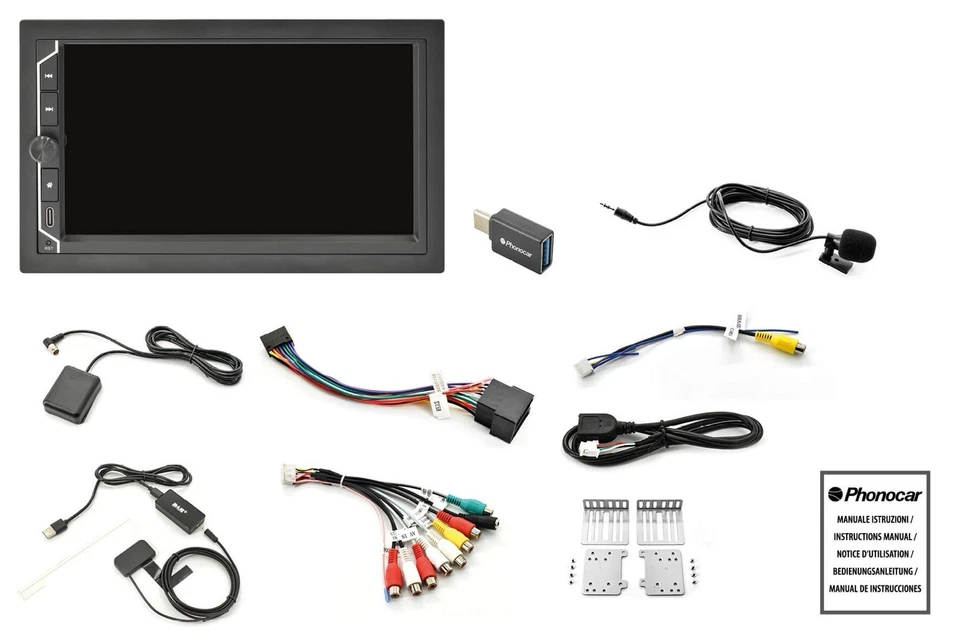 KIT ANDROID FIAT PANDINA 2024 -ADATTATORE 2 DIN-PHONOCAR VM003 - Immagine 4 di 4