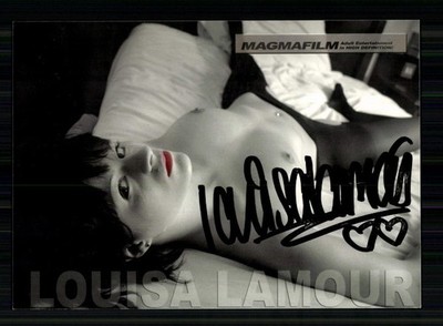 Louisa Lamour Autogrammkarte Original Signiert Model #BC 225593