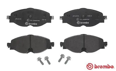 Für BREMBO P 85 147 Brake Pad Set, Disc Brake - Bild 2