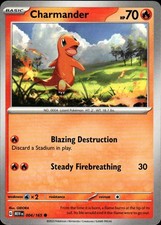 Charmander Common SV: Scarlatto e Viola 151 004/165 Carta Pokemon Fuoco