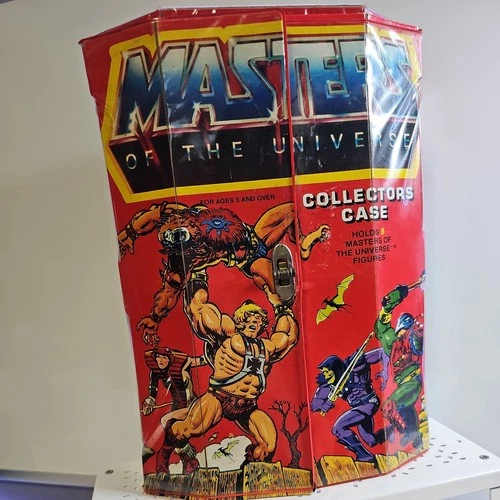 Vintage He-Man Masters Universe Collector’s figure Carrying Case 1984 40700 MOTU