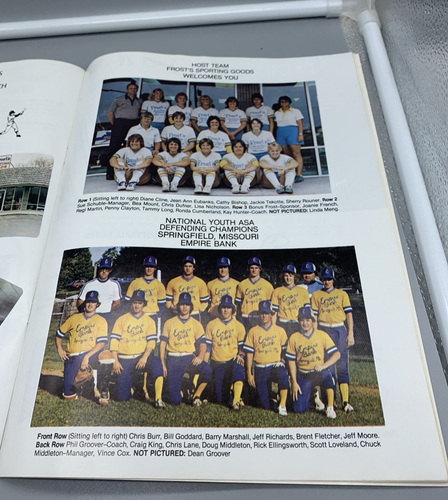 1979 ASA National Women's Softball Tournament Program Meador Park Springfield Mo - Picture 5 of 6