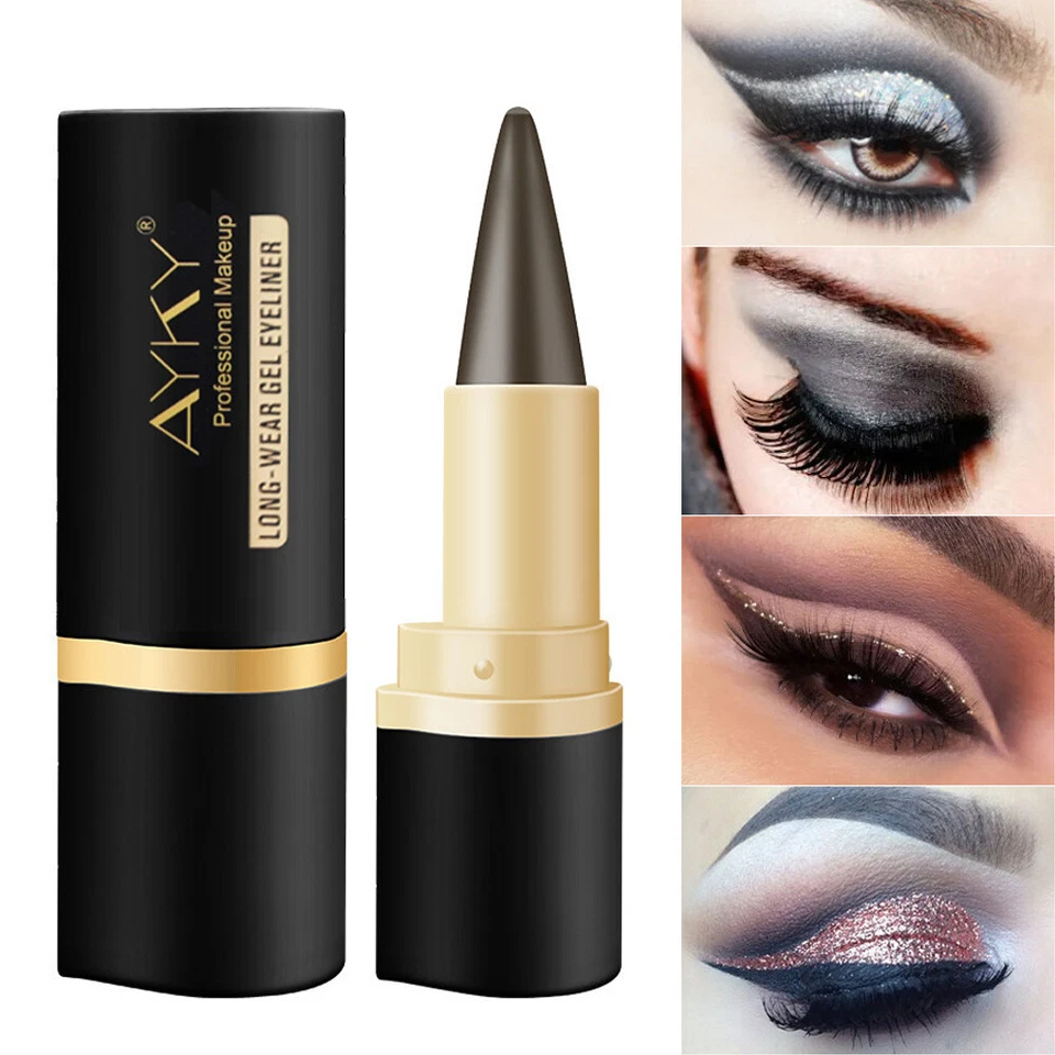 Makeup Eyeliner Thick Eyeliner Gel Pen Black Eye Liner Pencil Cream Waterproof ⭐ - Image 2 of 4