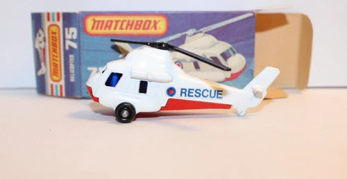MATCHBOX LESNEY MB75 SEASPRITE HELICOPTER RESCUE LABELS NOS VINTAGE 1976