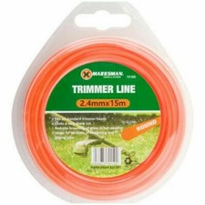 Marksman 70159C Strimmer Line - Red, 2.4mm, 15m 0.22 per metre