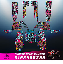 Yamaha Banshee 350 full graphics kit stickers decals atv  