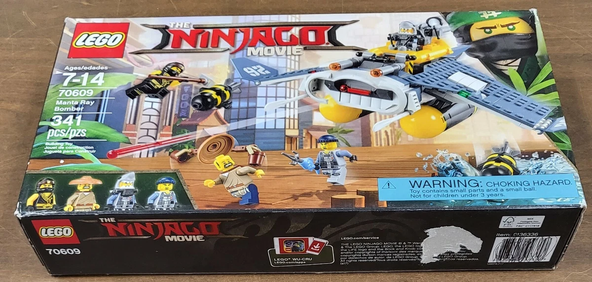 LEGO THE NINJAGO MOVIE MANTA RAY BOMBER 70609 NEW