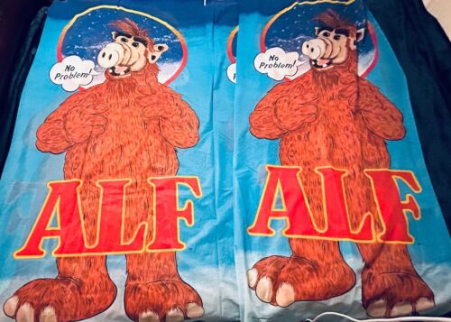 Vtg Alf 1987 Unused Fabric Panels Sleeping Bag Material Alien Productions 80s - Picture 2 of 4