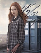 KAREN GILLAN signed autograph 20x25cm DOCTOR WHO in person autograph COA