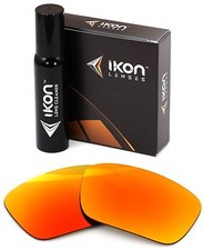 Polarized IKON Iridium Replacement Lenses For Oakley Canteen 2014 Fire Mirror
