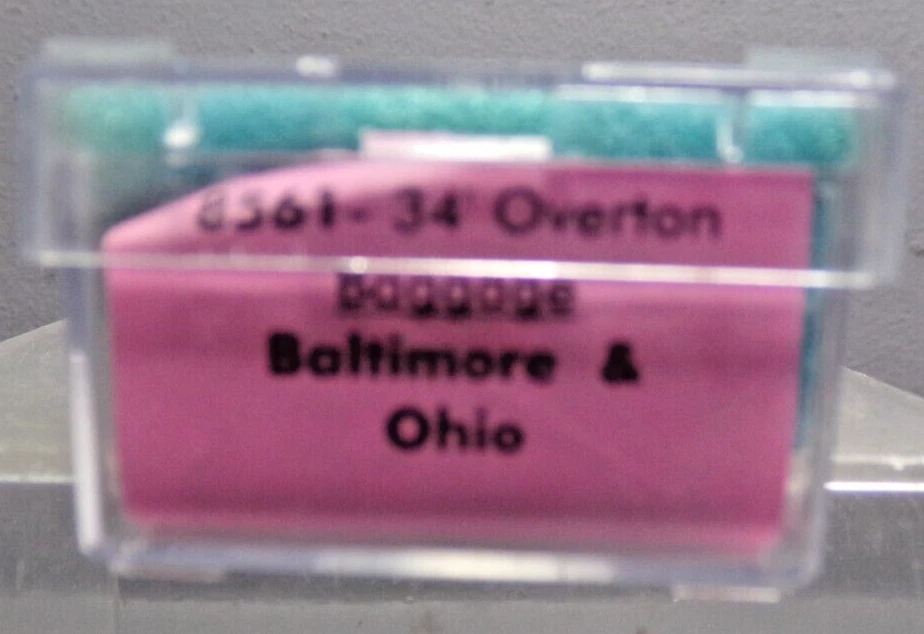 ROUNDHOUSE N-SCALE PASSENGER CAR OVERTON BAGGAGE CAR BALTIMORE & OHIO NOS - Image 2 of 4