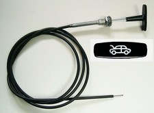 Triumph TR5 & Triumph TR6 "T" Handle Bonnet Pull Cable, RTC2647