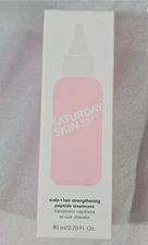 SATURDAY SKIN Scalp Hair Strengthening Peptide Treatment 80ml/2.7 oz New In Box