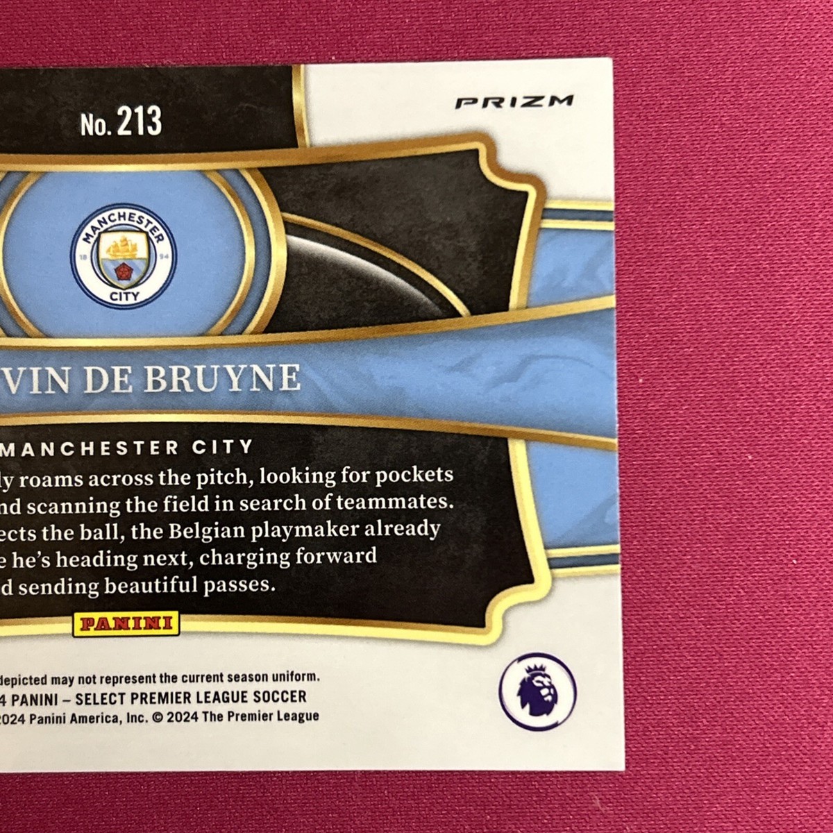 PANINI SELECT SOCCER デ・ブライネ 2022-23 Panini Select Premier League Kevin de Bruyne #117 for sale