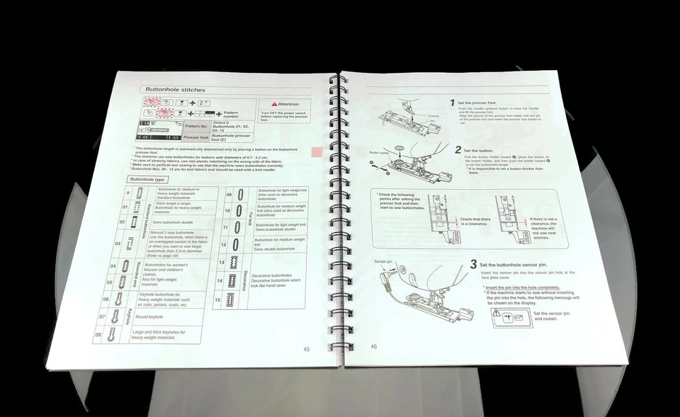 Juki HZL-F600 F300 F400 Sewing Machine Instructions User Guide Manual Reprint - Image 2 of 4