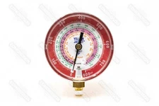 Yellow Jacket 49137 3-1/8" Red Manifold Gauge 0-800 psi - R-22/404A/410A
