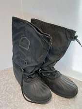 Sorel Snowbear Canada Mens Black Tall Insulated Winter Snow Boots Size 12