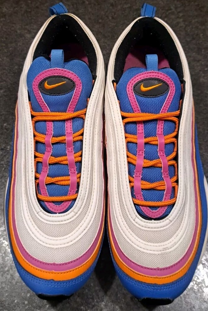 Nike Air Max 97 Active Fuchsia Multi-Color Men Size 10.5 Women 12 Fast Shipping