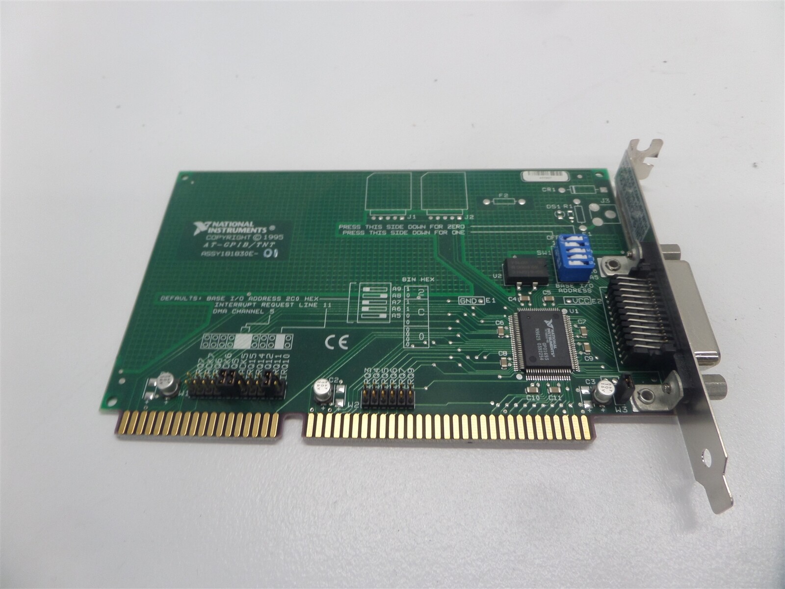 National Instruments ASSY181830E-01 AT-GPIB/TNT ISA Controller Card