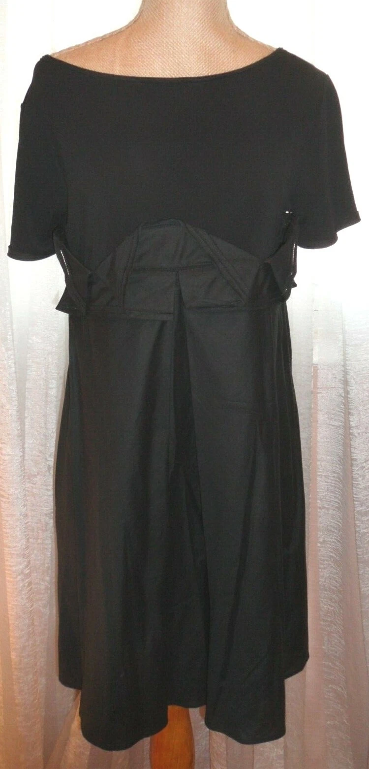 FENDI FAVOLOSO ABITO NERO COMBINAZIONE DI ELASTAN E COTONE DETTAGLIO UNICO