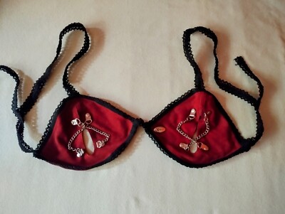 Extreme BH fetisch gothic punk Wildleder 85 B C Festival Neu