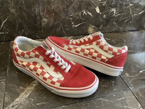 red checkered classic vans