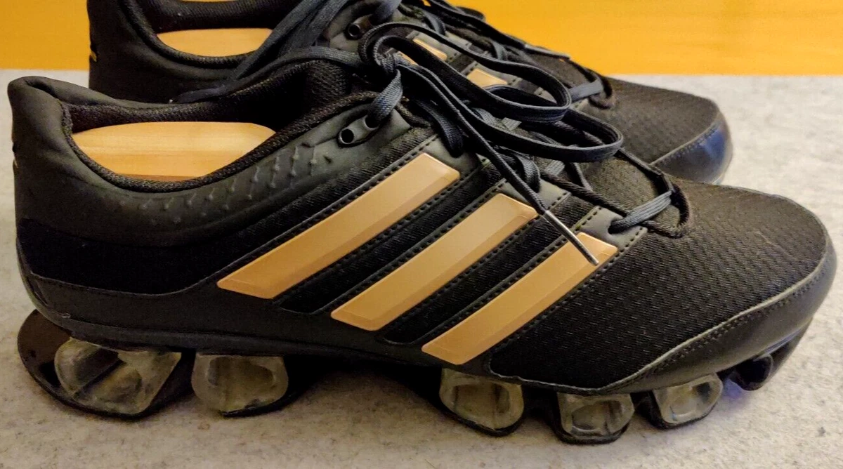 Adidas Bounce Black &amp; Gold Men&#039;s Size 11.5 | eBay