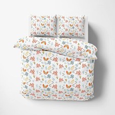 Kotton Culture 100 Egyptian Cotton 600 Thread Count 3 Piece Printed Duvet Cover