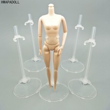 5sets Transparent Clear Color Dolls Toy Stand Support Holder For 11.5" 1/6 Dolls