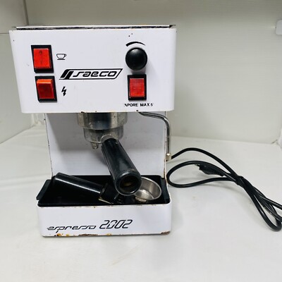 saeco espresso machine 2002 Vtg White UNTESTED Rough Condition