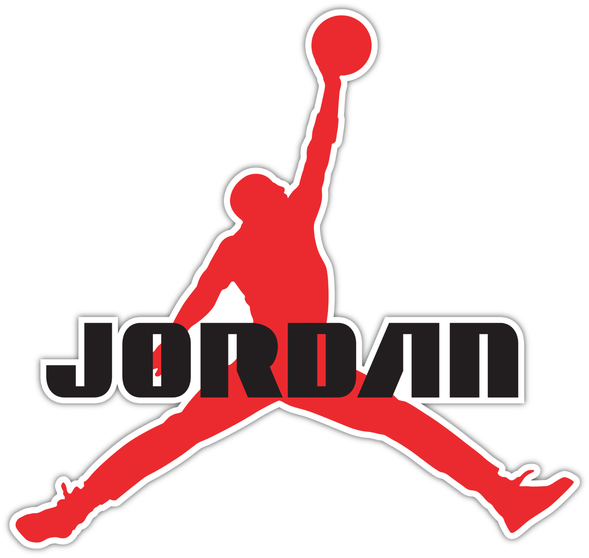 Michael Jordan MJ NBA Basketball Legend Air Jump Car Bumper Vinyl