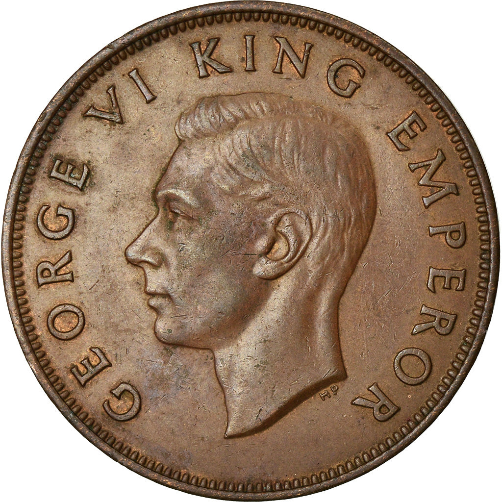 New Zealand Coin 1 Penny | King George VI | Tui Bird | 1940 - 1947